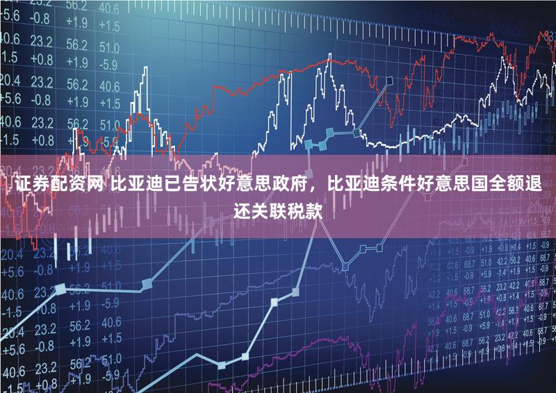 证券配资网 比亚迪已告状好意思政府，比亚迪条件好意思国全额退还关联税款