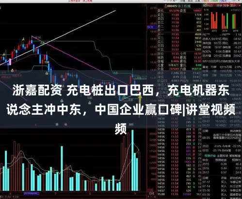 浙嘉配资 充电桩出口巴西，充电机器东说念主冲中东，中国企业赢口碑|讲堂视频