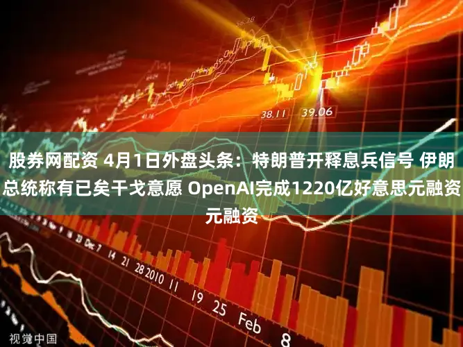 股券网配资 4月1日外盘头条：特朗普开释息兵信号 伊朗总统称有已矣干戈意愿 OpenAI完成1220亿好意思元融资
