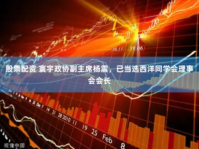 股票配资 寰宇政协副主席杨震，已当选西洋同学会理事会会长